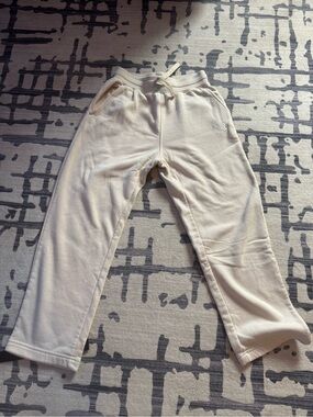 New Balance Cream/Off-White Kids Sweatpants